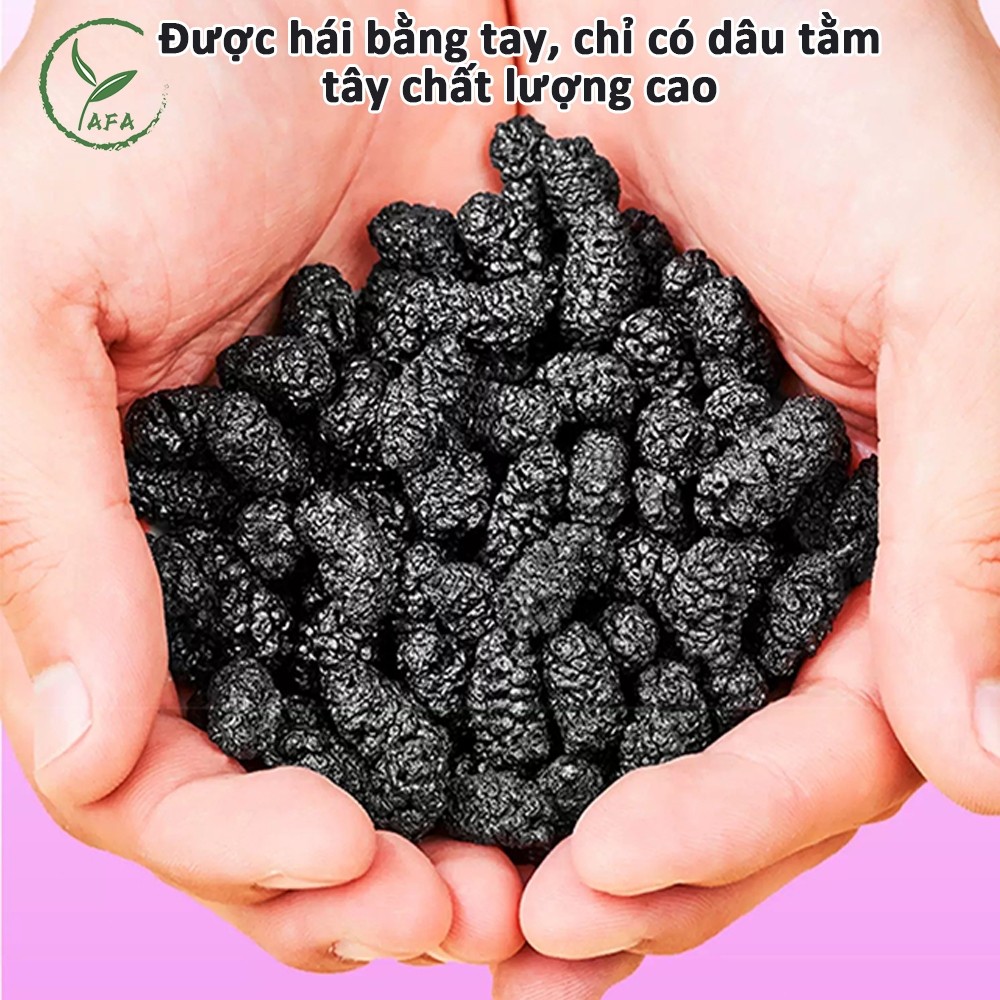 Dâu Tằm Sấy 125g đóng hộp Dâu Tằm Khô Cao cấp Giữ Dáng Đẹp Da Nuôi dưỡng gan bảo vệ thận Thảo Dược