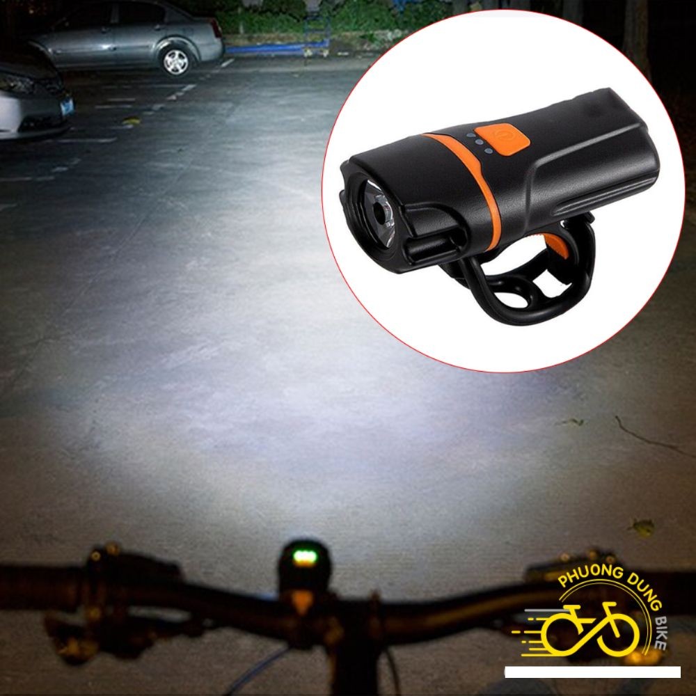 Đèn xe đạp - Đèn pin siêu sáng xe đạp 800LM  AQY 0111