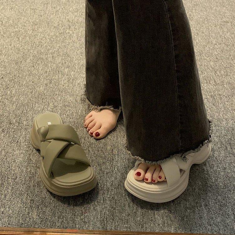 MOCHO dép cross dép kiểu nữ đi chơi dép thoáng khí Mềm Mại B90H2Z5 35Z230901