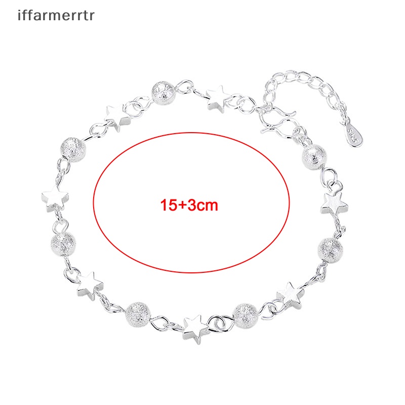 Vòng Tay Chuỗi Hạt Tròn Phối Mặt Hình Ngôi Sao Thời Trang Hàn Quốc Cho Nữ