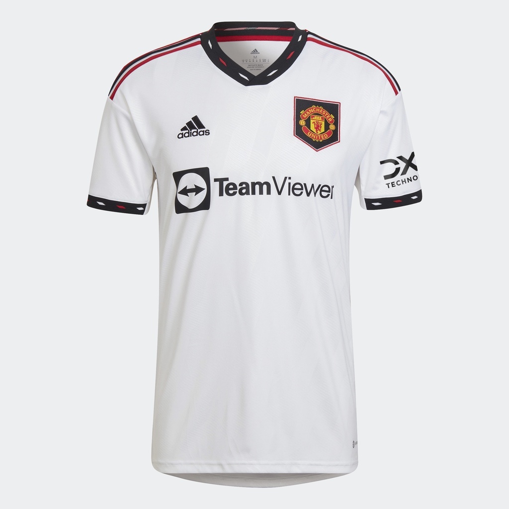 adidas Bóng đá Áo Đấu Sân Khách Manchester United 22/23 Nam trắng H13880