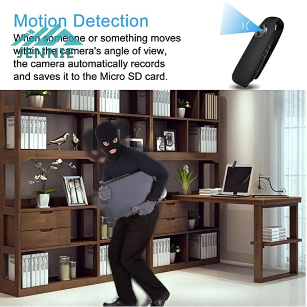 Camera Ghi Hình Di Động mini Kích Hoạt Chuyển Động Cơ Thể Cảnh Sát jennie1.vn