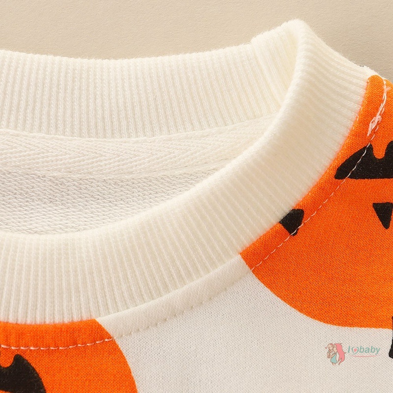 Áo sweater Tay Dài Hoạ Tiết halloween Cho Bé