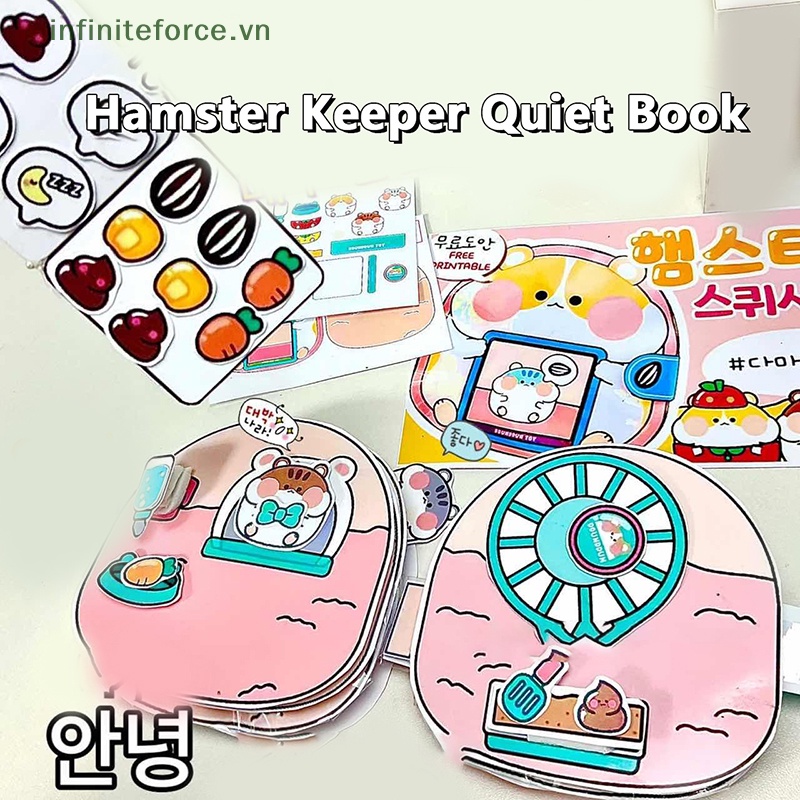 Đồ Chơi sticker Hình Chuột hamster Thủ Công Dễ Thương Vui Nhộn Dùng Làm Quà Tặng Cho Bé Gái