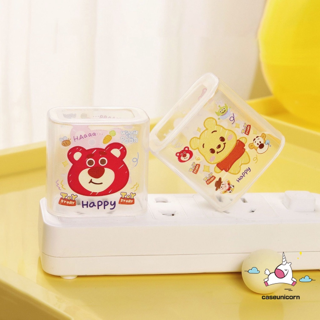 DISNEY Dễ Thương Bộ 1 Phụ Kiện Bảo Vệ Cáp Sạc usb 18 / 20w Hình Hoạt Hình toy story Đáng Yêu