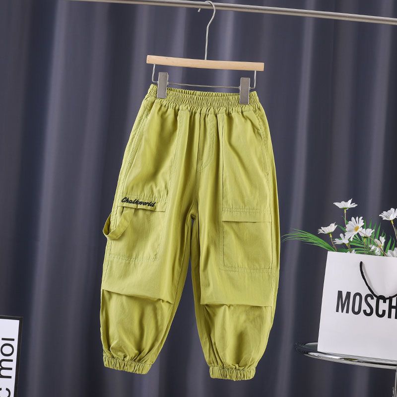 Quần jogger Dáng Suông Nhiều Túi Thoải Mái Cho Bé Gái