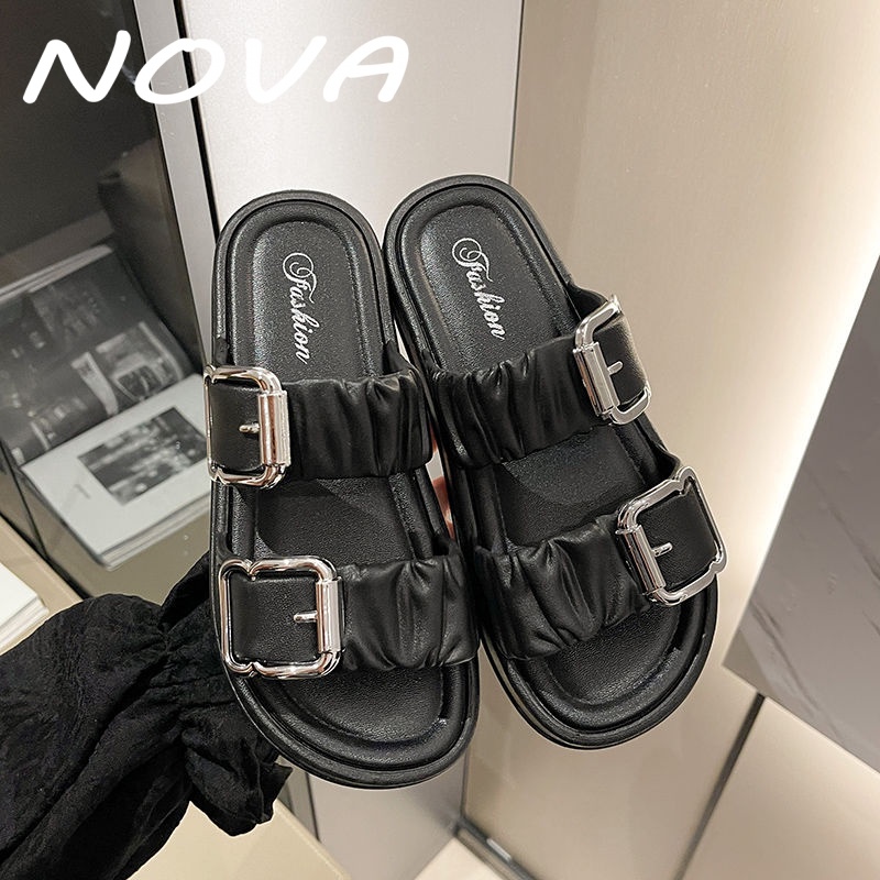 NOVA  dép sandal nữ dép bánh mì nữ dép bánh mì Chống Trượt 2023 NEW  FDL0E 36Z230908