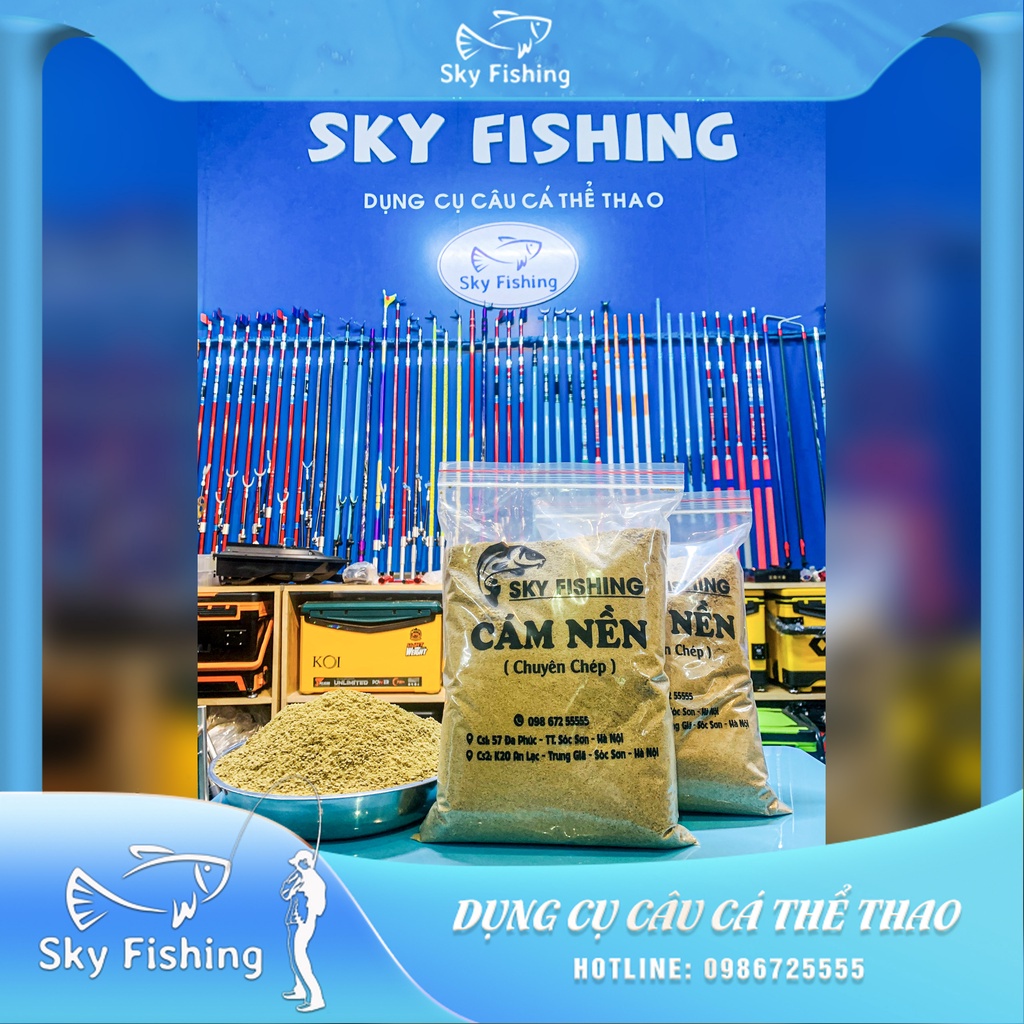 Cám câu cá,1kg cám nền câu chuyên chép