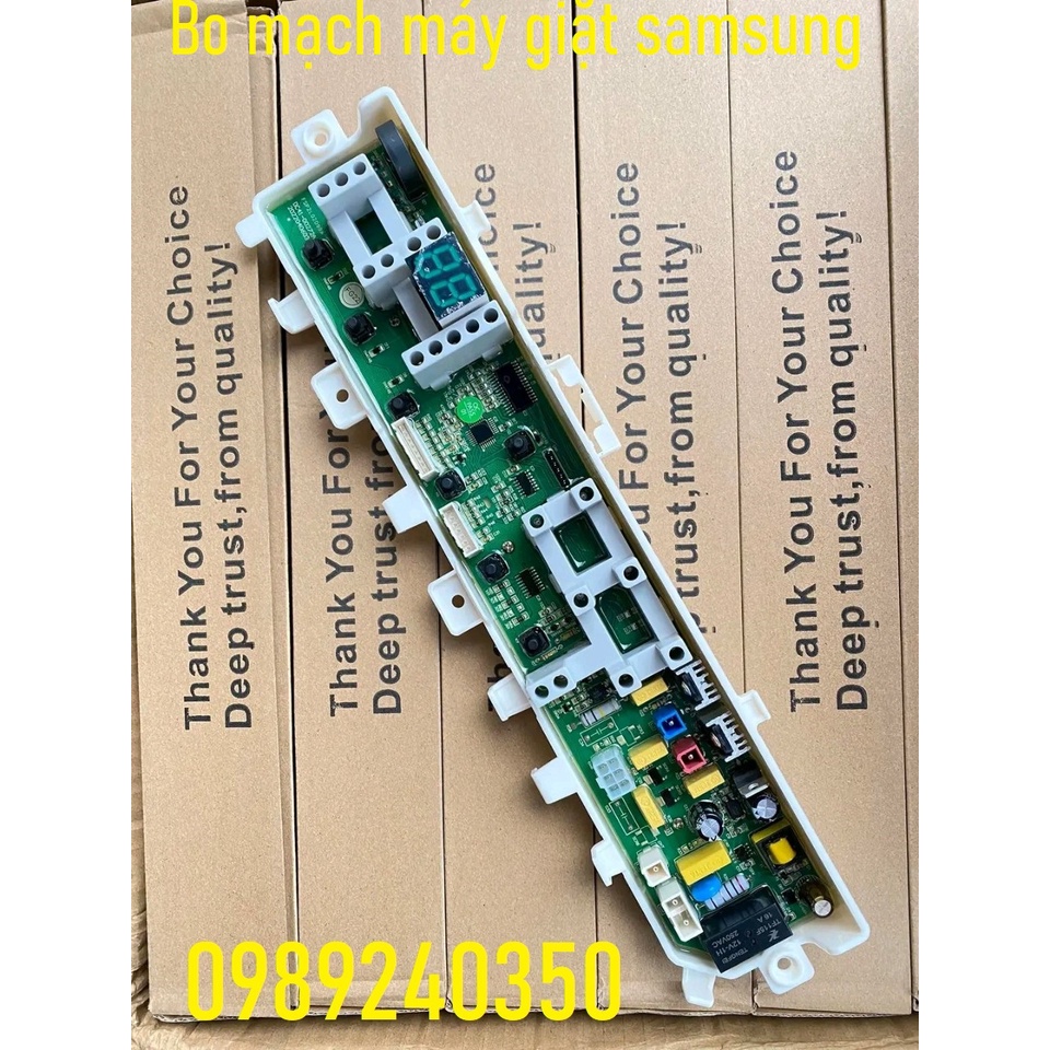 Bo mạch máy giặt Samsung 7 phím mới chính hãng