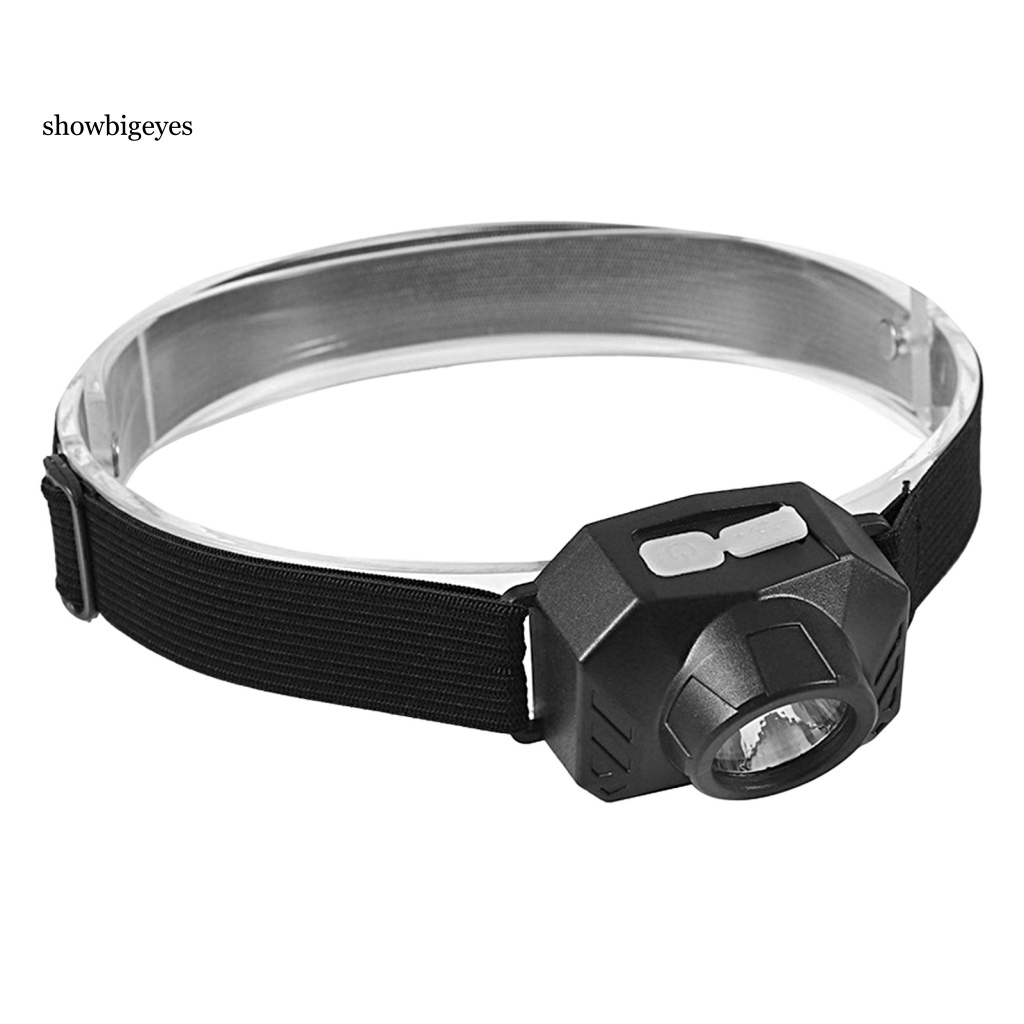 Sges Đèn led Đội Đầu Đa Năng Độ Sáng Cao Chống Thấm Nước ipx4 mini Kèm Sạc usb Tiện Dụng Cho Câu Cá / Ban Đêm