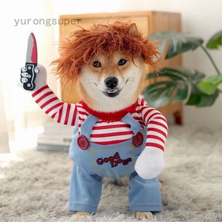 Bộ Đồ Hóa Trang Chú Chó chucky Đáng Sợ Dịp halloween