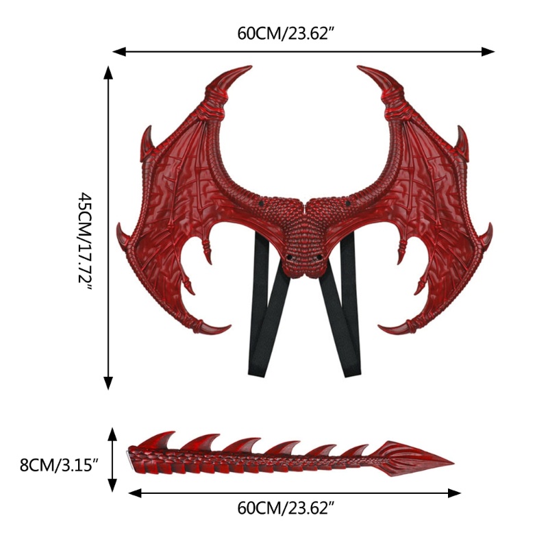 Cánh Rồng Hóa Trang halloween Cho Bé