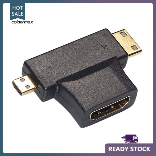 Cáp ChuyểN ĐổI 3 Trong 1 micro hdmi-compatible mini Sang hdmi-compatible 14