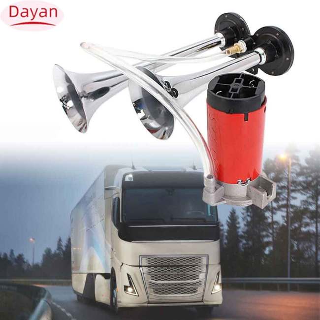 Bộ Kèn Hơi Điện 12v 150db 12v Cho Xe Hơi Xe Tải Tàu Thuyền
