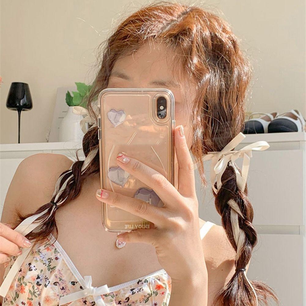 Hejiu Dây Cột Tóc Ruy Băng Dài Thắt Nơ Phong Cách lolita Đáng Yêu Cho Nữ y2k