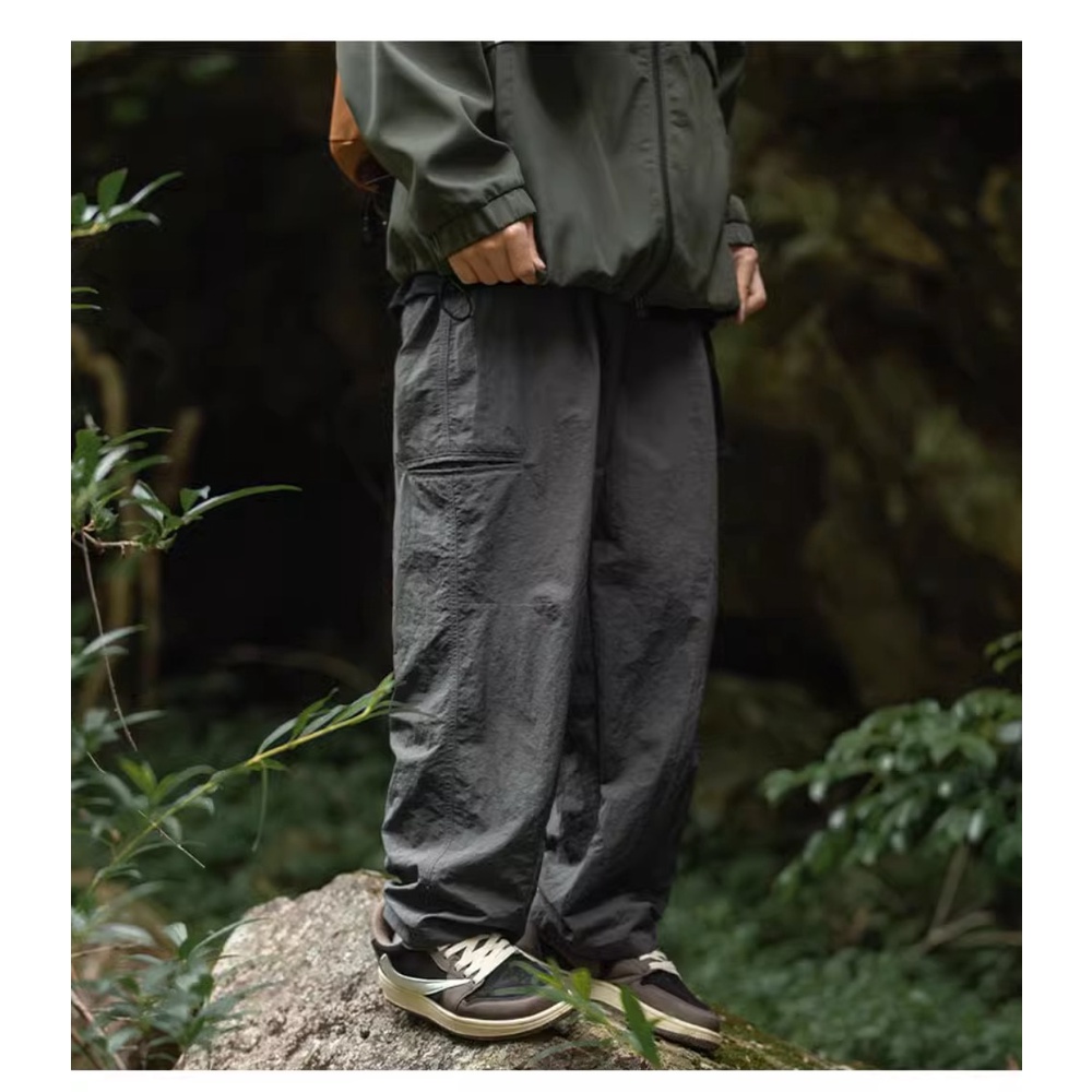 Quần Dài Leo Núi Thoáng Khí Mau Khô Có Túi Bên Hông Dành Cho Nam