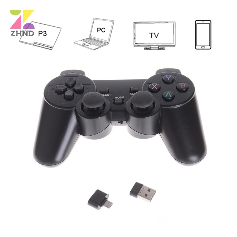 Zhuzhengde Tay Cầm Chơi game Không Dây 2.4ghz Cho ps3 pc tv box