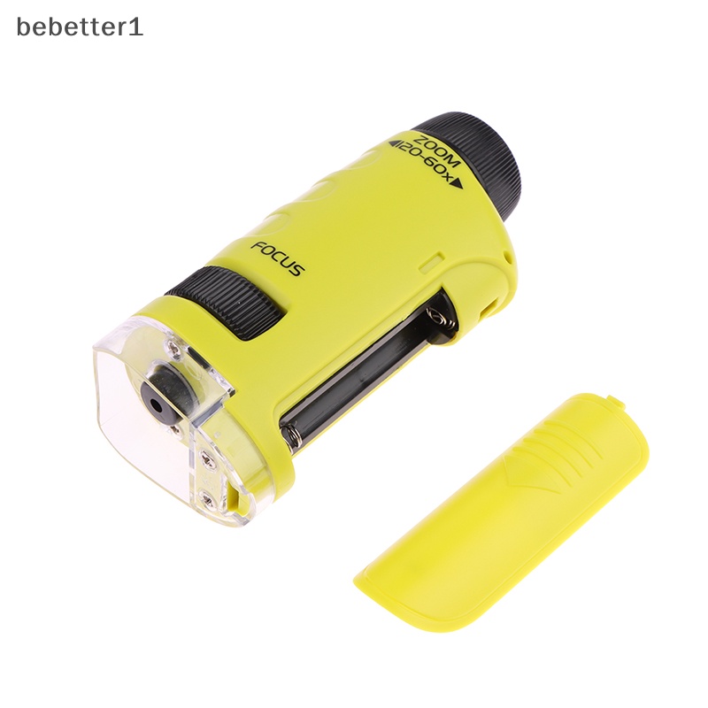 Bebetter1 Kính Hiển Vi mini 60x-120x Có Đèn led Cho Bé