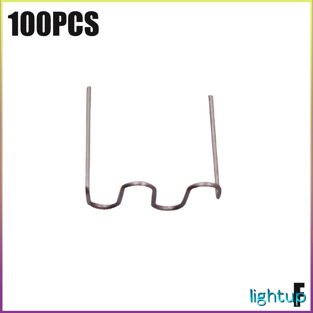 100Pcs Automobile Plastic Bumper Machine Repair Nails 0.8Mm