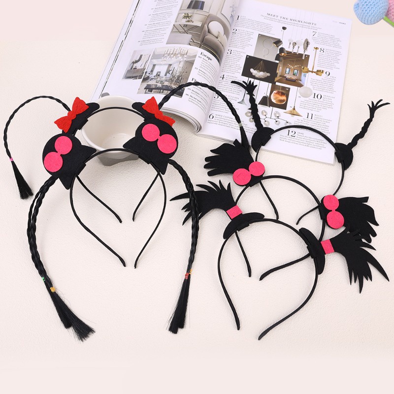 Băng Đô Cài Tóc Đính Nơ Họa Tiết Quả cherry Hoạt Hình Dễ Thương Cho Bé Gái