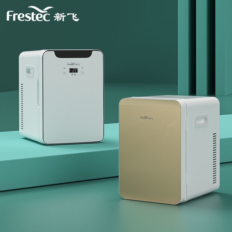 Tủ Lạnh Mini Đựng Mỹ Phẩm, Du Lịch FRESTEC 8L, 12L Dùng Điện Ô tô 12V Và Điện Trực Tiếp 220V