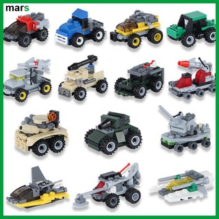 Mars bộ đồ chơi lắp ráp mô hình xe mini cho bé