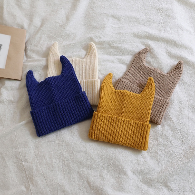Mũ Len Trùm Tai Giữ Ấm Cho Bé Trai Và Bé Gái