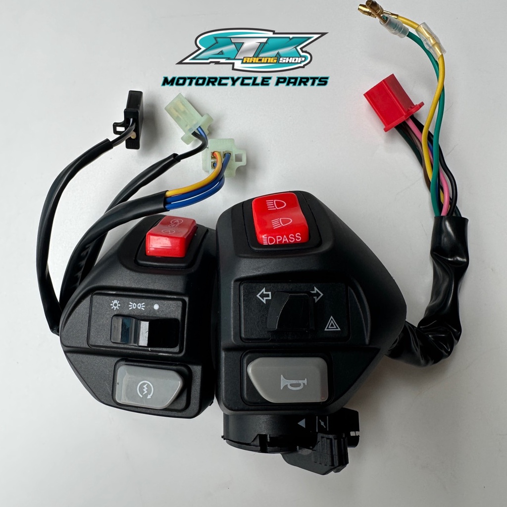 Cùm NVX gắn xe Exciter 135 đã mod sẵn full chức năng ,Bassing ,hazard ,tắt máy có dây kéo e