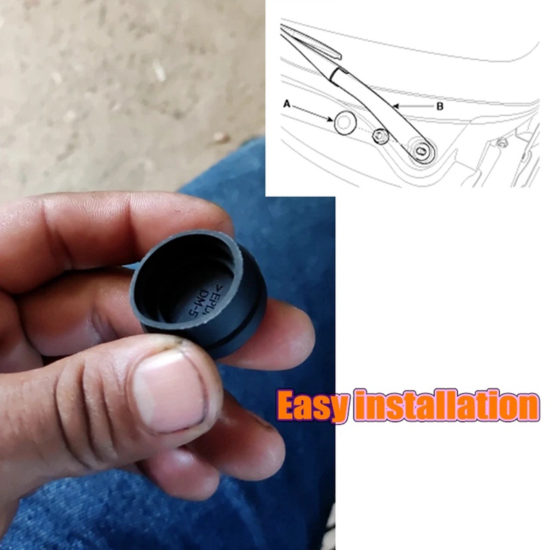 Set 2 Nắp Đậy Cần Gạt Nước Kính Chắn Gió Phía Trước Cho hyundai 983804H050