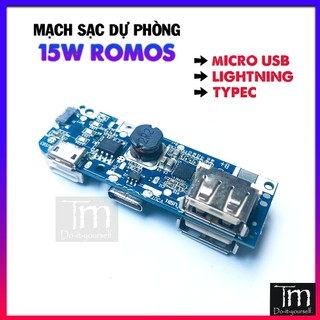Mạch sạc dự phòng 15w mới đủ dòng áp