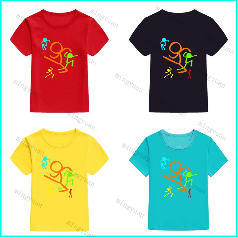 Áo Thun Tay Ngắn Dáng Rộng In Hình Mingyuan Alan Becker Thời Trang Cho Tuổi Teen