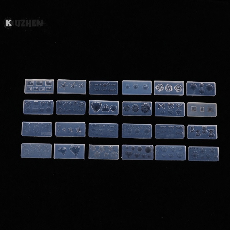 Khuôn silicone Hình Gấu / Bướm / Trái Tim 3d diy
