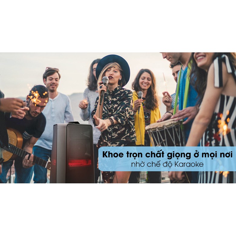 Loa Tháp Samsung MX-T70/XV 1500W hàng chính hãng 100% Tặng kèm 1 Mic Hát Siêu Xin