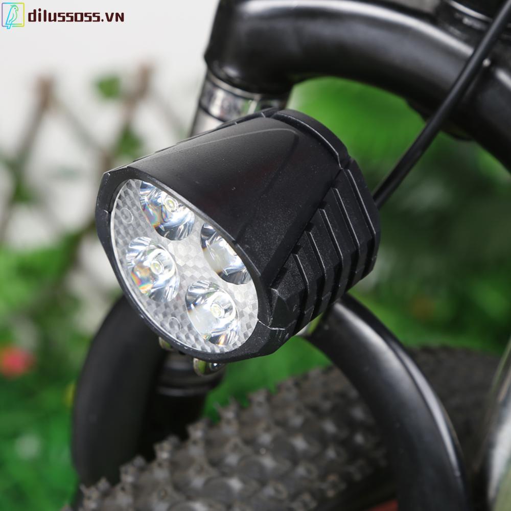Đèn Pha led 48v dilussoss.vn Kèm Còi Chuyên Dụng Cho Xe Đạp Điện