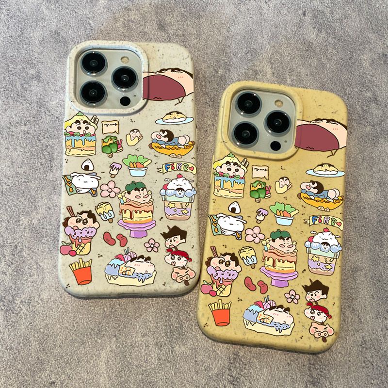 Iphone Ốp Điện Thoại Lúa Mì Hoạt Hình Cho Iphonex 7 7plus 8 8plus xs xr 11 12 13 14 pro plus promax