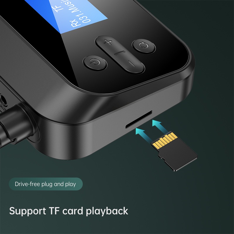 C41 Bluetooth 5.0 Audio Transmitter Receiver Stereo quang đồng trục AUX 3.5mm Jack RCA Bộ chuyển đổi không dây TV PC Loa xe hơi