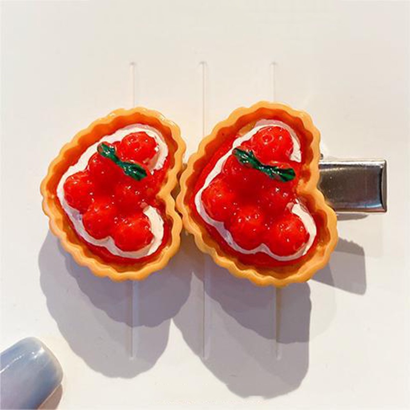 Kẹp Tóc Hình Bánh pizza Hoạt Hình Vui Nhộn