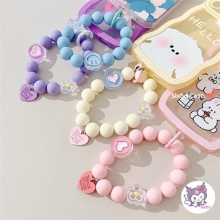 Dây Đeo Điện Thoại Đuôi Cá Đính Hoa Ngọc Trai Màu Hồng Nổi Tiếng Có Thể Treo Trên airpods / airpods / Điện Thoại Dễ Mang Theo