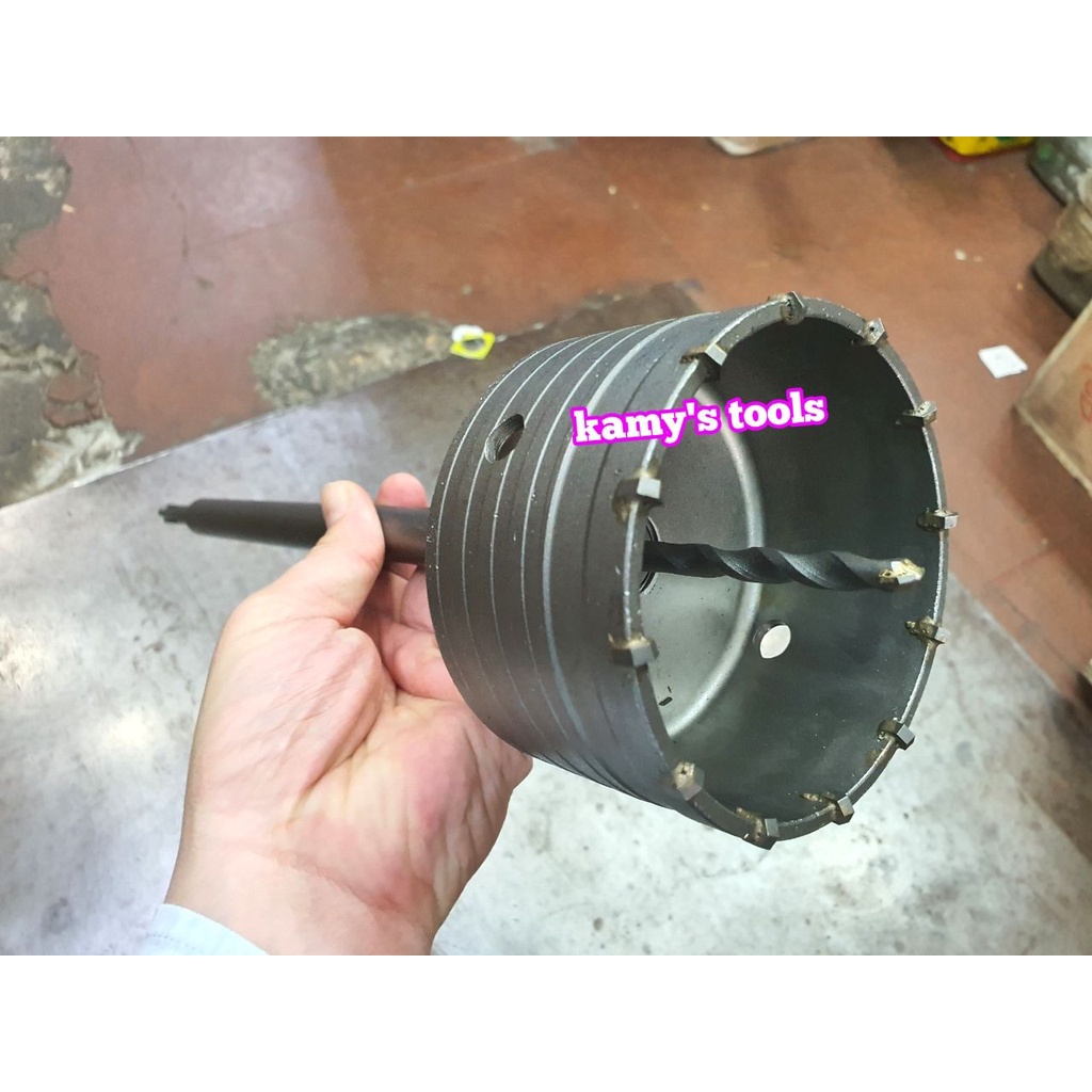 Mũi khoan khoét lỗ tường rút lõi bê tông 65mm 70mm 75mm 80mm 85mm 90mm 95mm 100mm dài 200mm 350mm