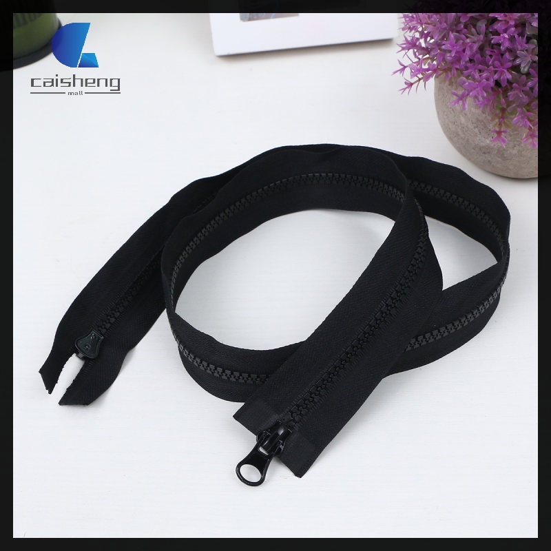 Dây Khóa Kéo Đôi Bằng nylon Màu Đen 2 Chiều Dài 80Cm Chuyên Dụng Cho Thợ May