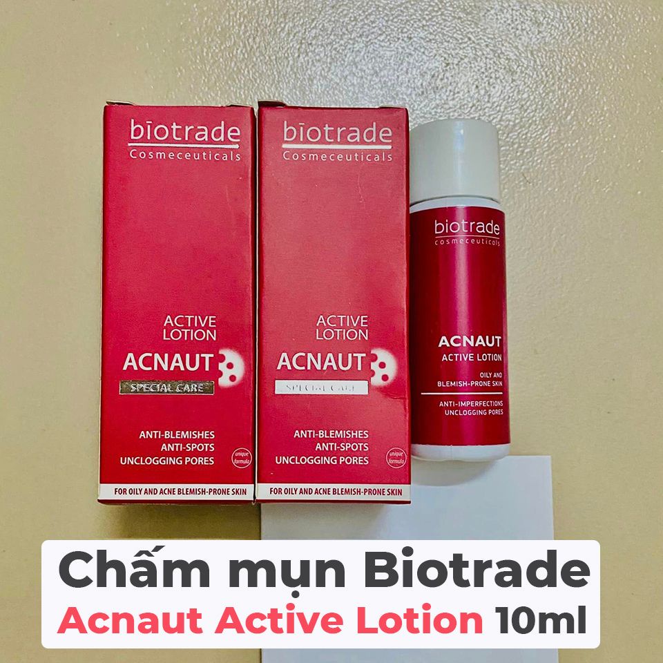 Karmel-Lotion chấm mụn sưng viêm Biotrade Acnaut Active Lotion 10ml - HÀNG CHÍNH HÃNG