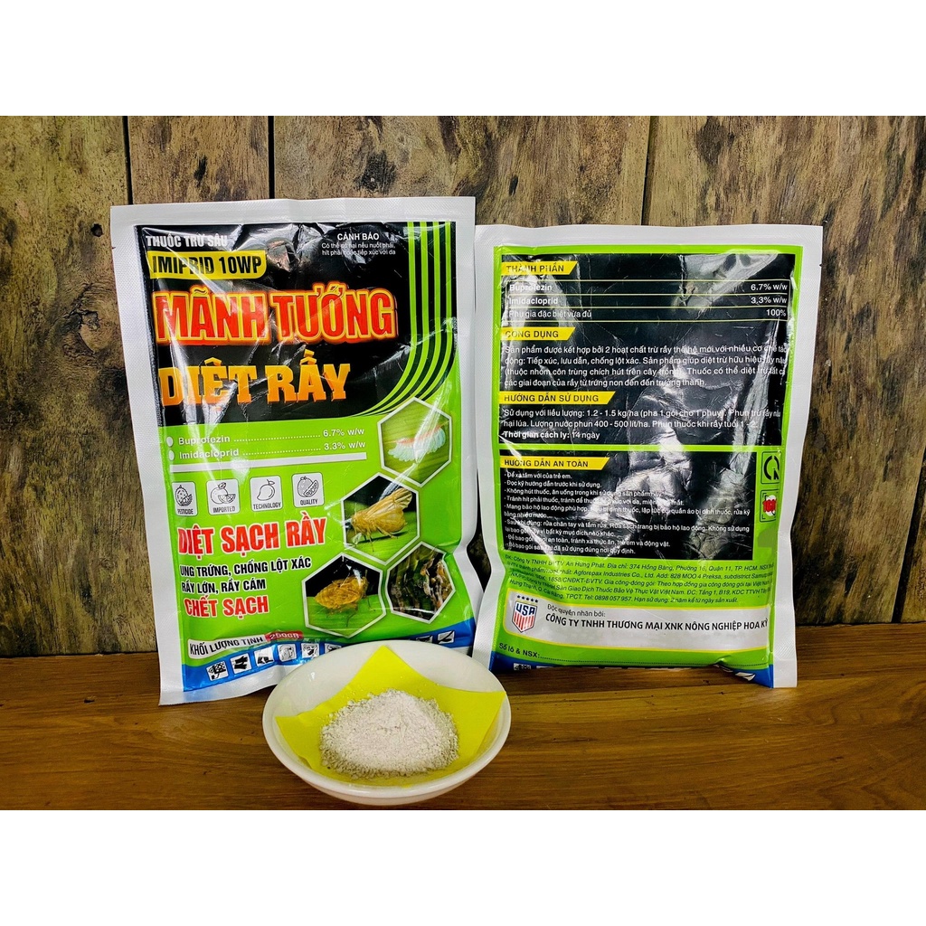 Phân Bón MÃNH TƯỚNG KIỂM SOÁT RẦY Giúp Vườn Xanh Tốt