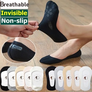 Vớ silicone mỏng cổ thấp vô hình / vớ thuyền siêu mỏng chống trượt mùa hè cho nữ