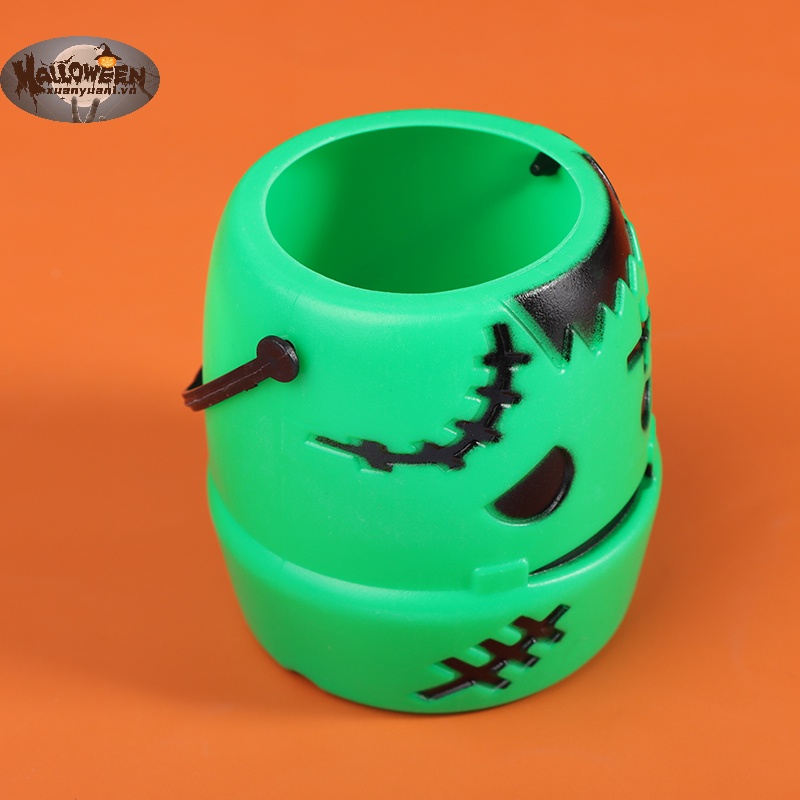Xô Đựng Kẹo Hình Bí Ngô halloween Độc Đáo