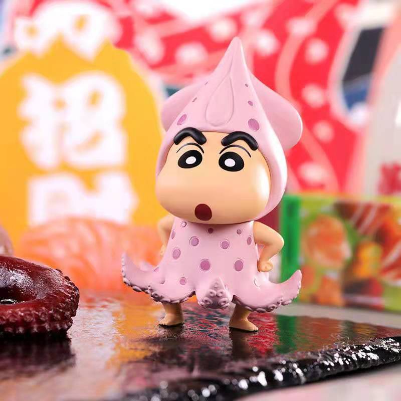 Shin cậu bé bút chì Búp Bê Hình Tôm Hùm / Bạch Tuộc / Cậu Bé Bút Chì shin-chan Thủ Công Dùng Trang Trí Xe Hơi