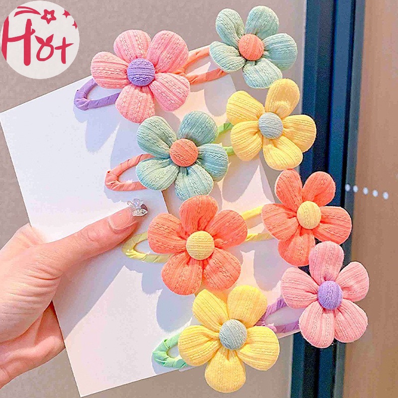 Set 2 Món Đồ Gồm Áo Thun Và Quần Short Dễ Thương Cho Bé#39; S Kẹp Tóc Hoa Vải Dễ Thương Cá Tính Cho Bé Gái vn