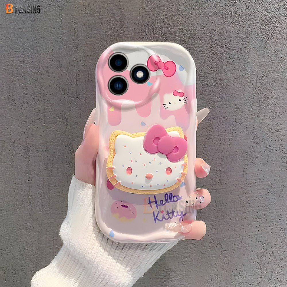 Ốp Điện Thoại Hình hello kitty 3d Cho infinix hot 30i 20s note 30 note 12 g96 hot 30 play 12 play 11