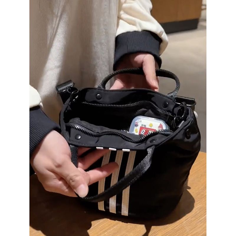 Jh Hàng Có Sẵn Túi Xách Đeo Vai Ba Ngăn Bằng Vải oxford Nhỏ Phong Cách Mới Đơn Giản Dễ Phối Đồ Dành Cho Bạn Nữ