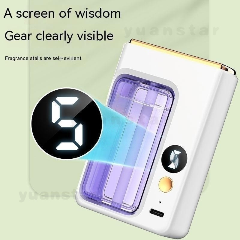 Máy Khuếch Tán Tinh Dầu Sóng Siêu Âm Không Dây mini Hiển Thị Kỹ Thuật Số Cho Nhà Vệ Sinh