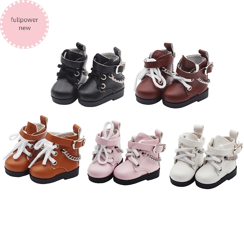 Giày Thể Thao mini Bằng pu Cao Cấp Cho Búp Bê american paola reina Tỉ Lệ 1 / 6